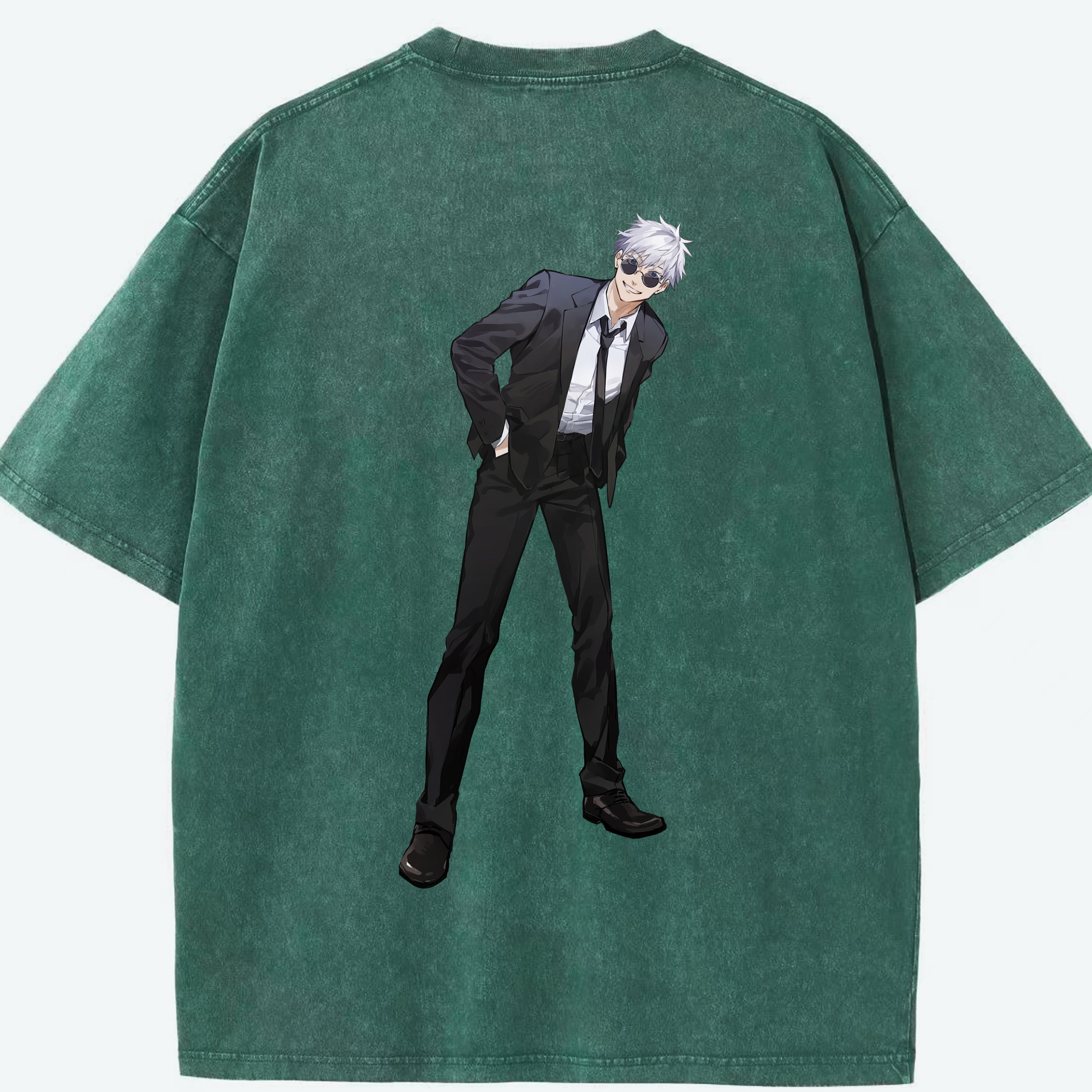 （画像用） 呪術廻戦 Jujutsu Kaisen 綿100% ヴィンテージ風 半袖Tシャツ（背面プリント）